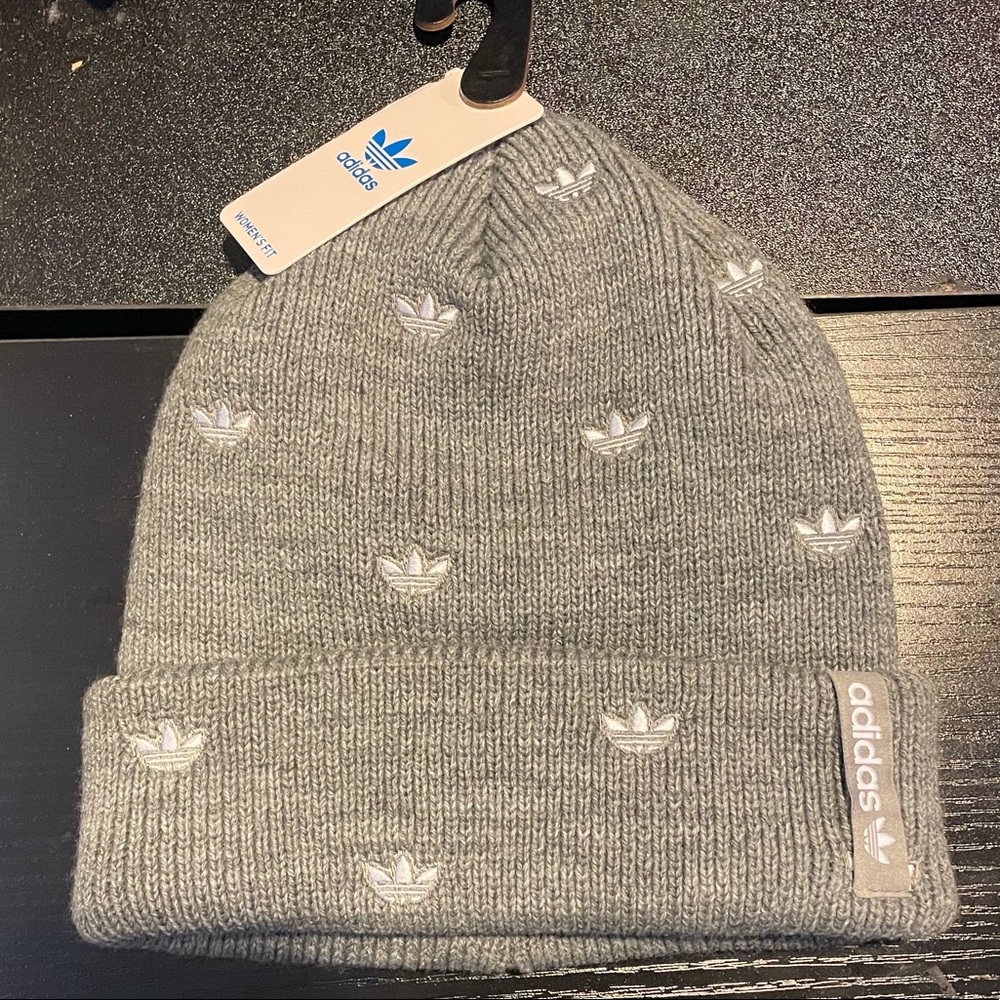 Adidas Grey Logo Beanie
